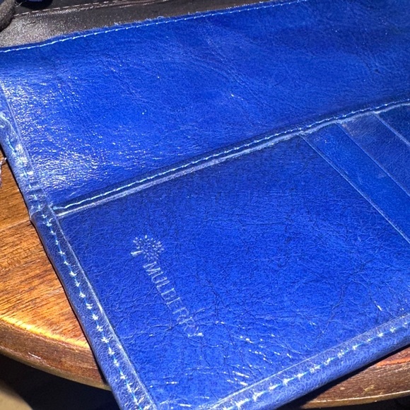 Mulberry Royal Blue Leather Clutch - Picture 6 of 6